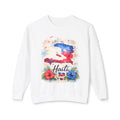 Haiti Watercolor Map Crewneck Sweatshirt – Haitian Pride Design
