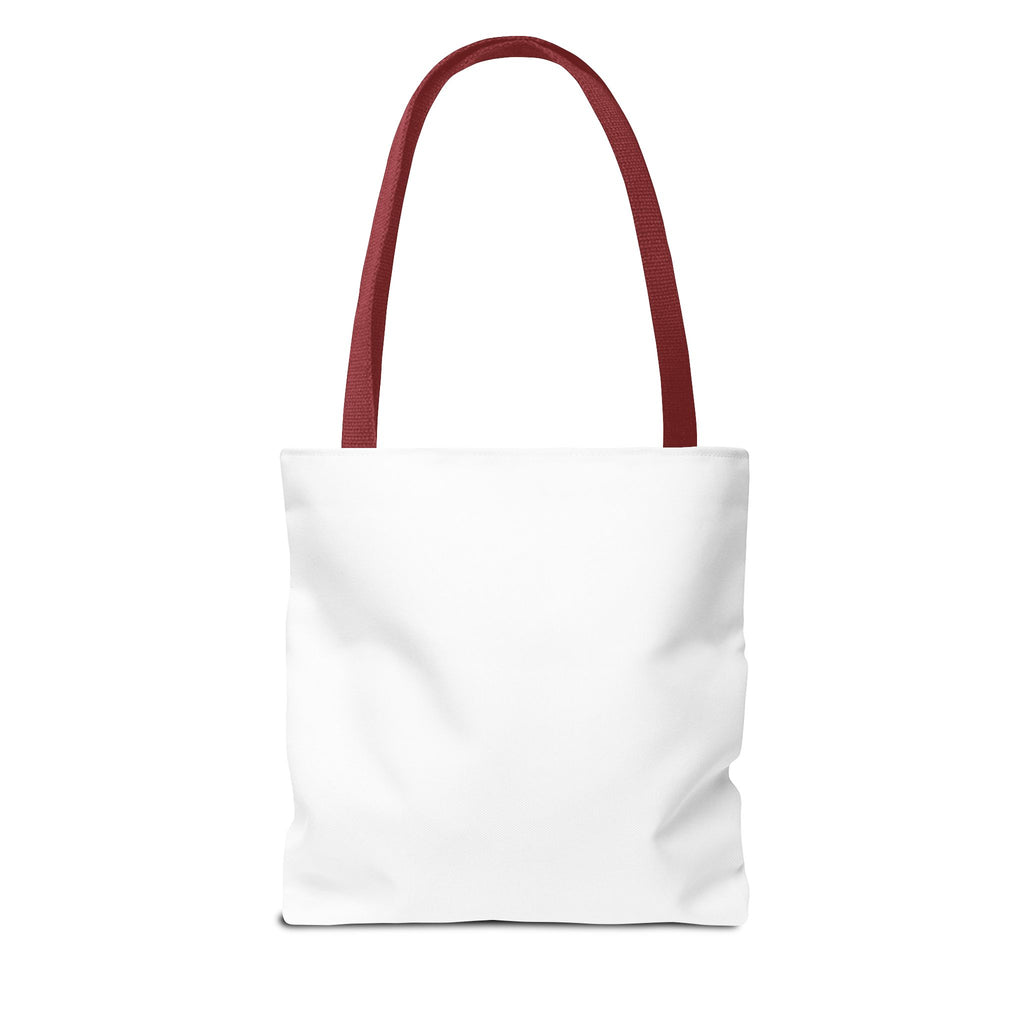 Haitian Pride Tote Bag — Woman Wrapped in Haiti Flag Design