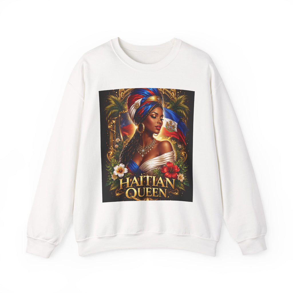Sweatshirt — Haitian Queen Graphic Crewneck (Pride & Heritage)
