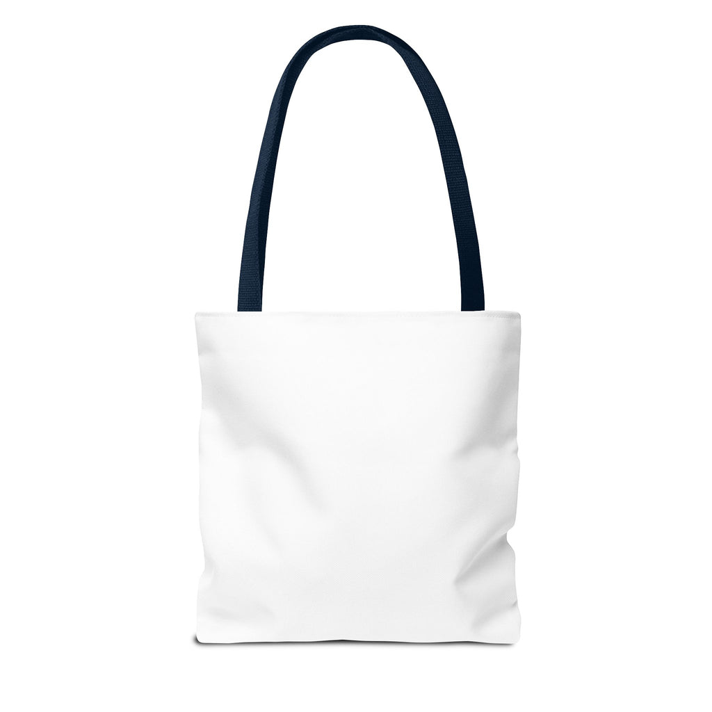 Haitian Pride Tote Bag — Woman Wrapped in Haiti Flag Design